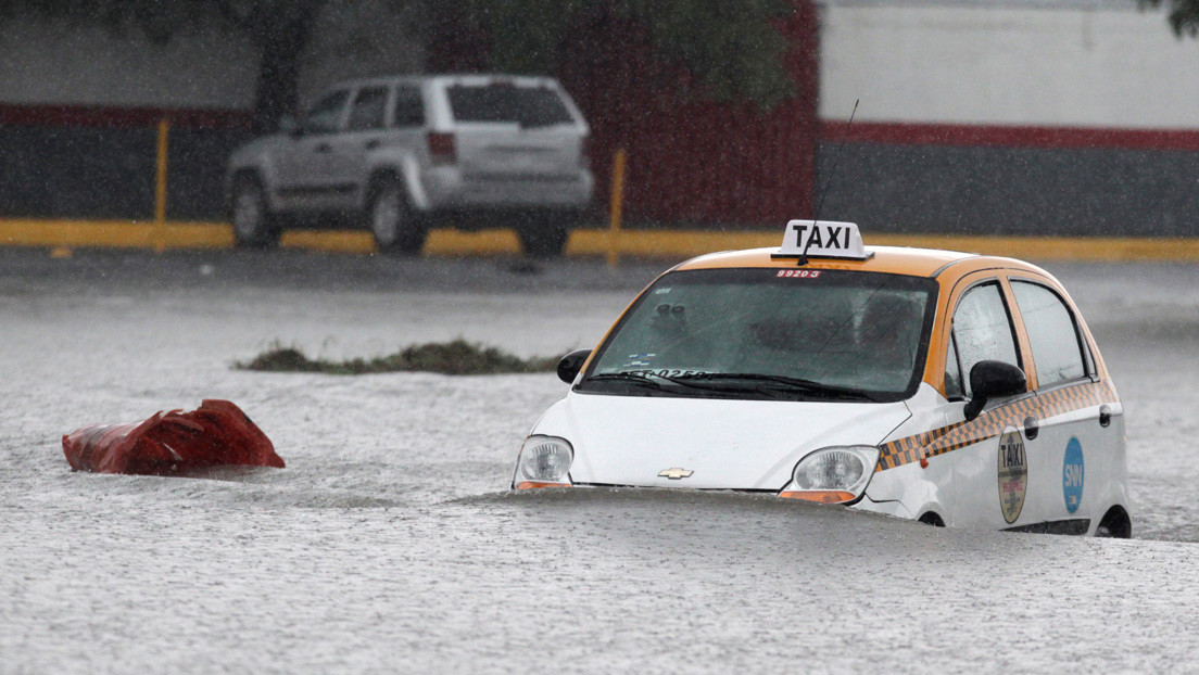 La tormenta tropical Hanna deja inundaciones y varias personas desaparecidas a su paso por el norte de México (VIDEO, FOTOS)