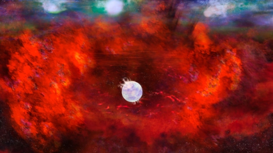 Reconocen una estrella de neutrones en el remanente de una supernova de una galaxia cercana