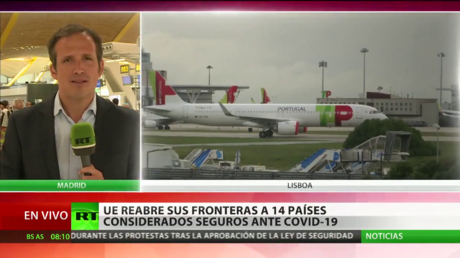 UE reabre sus fronteras a 14 países considerados "seguros" ante el coronavirus