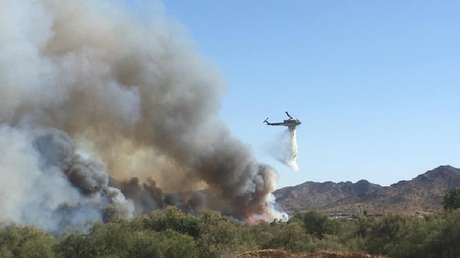 VIDEO: Un impresionante 'time-lapse' muestra cómo se extiende un incendio forestal en EE.UU.