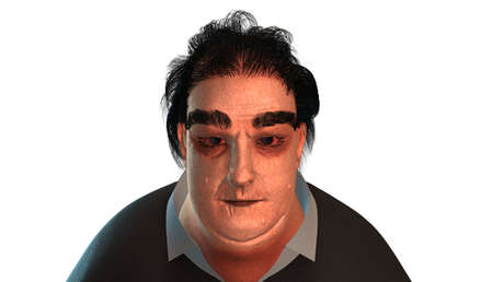 FOTO: Simulan cómo se verá una empleada remota en 25 años si no cambia su rutina