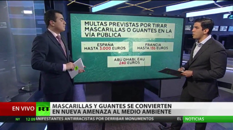 Mascarillas y guantes se convierten en una nueva amenaza para el medio ambiente