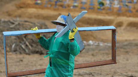 Brasil registra 26.051 nuevos casos de coronavirus y 602 muertes por covid-19 en un día