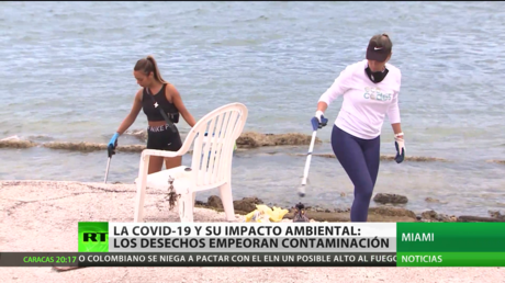 El impacto ambiental del coronavirus: los desechos ensucian los mares