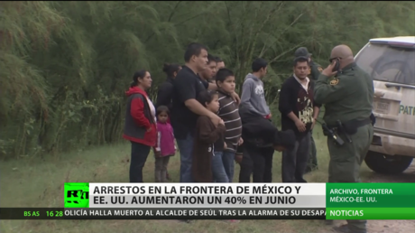 Los arrestos en la frontera entre EE.UU. y México aumentaron en junio un 40 %