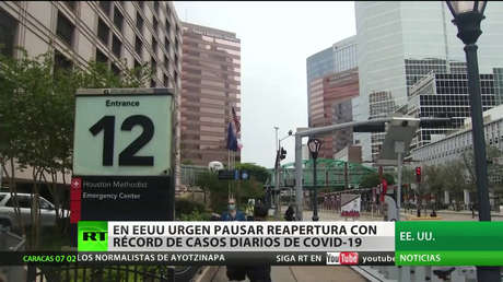 EE.UU.: Urgen suspender la reapertura en medio de un nuevo récord de casos diarios de covid-19