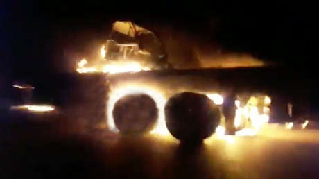 Reportan un ataque contra un convoy con suministros para una base de EE.UU. en Irak