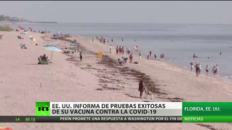EE.UU. anuncia pruebas exitosas de una vacuna contra el covid-19