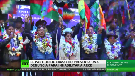 El partido boliviano de Camacho presenta una denuncia para inhabilitar a Luis Arce