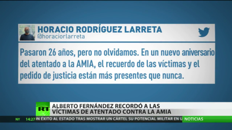 Se cumplen 26 años del ataque terrorista contra la AMIA