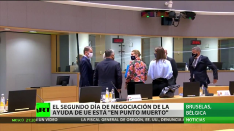 El segundo día de negociaciones de la ayuda de la UE ante la pandemia se encuentra en "punto muerto"