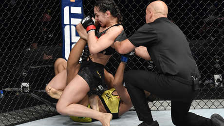 VIDEO: La brasileña Lipski gana su pelea con una llave de otro planeta, que casi le rompe la rodilla a su rival