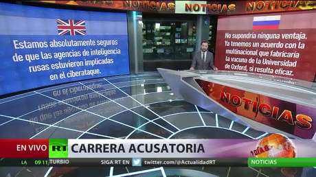 El Reino Unido acusa a Rusia de ciberataques dirigidos a robar información sobre el desarrollo de vacunas contra el coronavirus