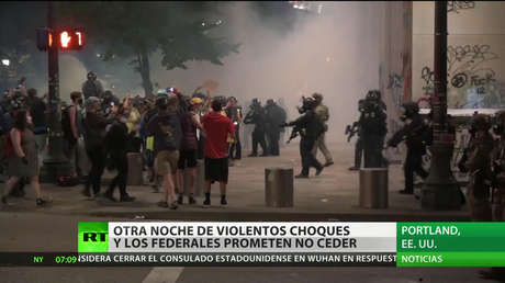 Recrudecen las protestas en Portland luego de que Trump enviara agentes federales a esa ciudad