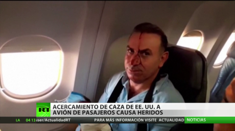Pasajeros de avión iraní comparten emociones tras el acercamiento peligroso de un caza de EE.UU.