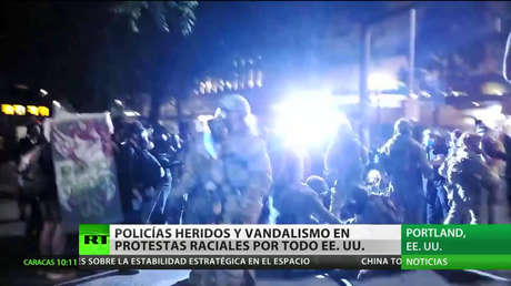 EE.UU.: Policías heridos y vandalismo en protestas raciales en todo el país