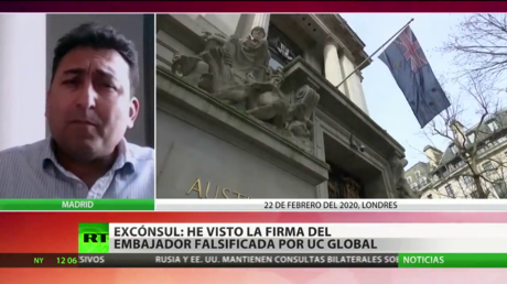 Excónsul de Ecuador en Londres: "La empresa de seguridad UC Global fue sobornada por EE.UU. para espiar a Assange"