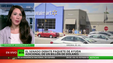 El Senado de EE.UU. debate un paquete de ayuda adicional de un billón de dólares