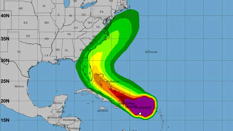 La tormenta tropical Isaías se dirige hacia Puerto Rico y República Dominicana con vientos sostenidos de 80 km/h