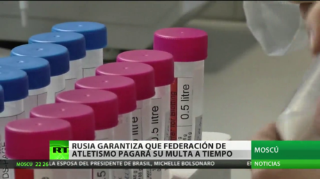Rusia garantiza que la Federación de Atletismo pagará su multa a tiempo