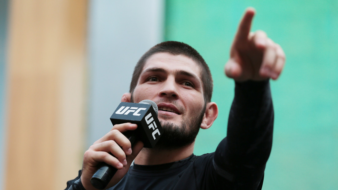 El luchador ruso Khabib Nurmagomedov promete a su próximo contrincante, Justin Gaethje, llevarlo al "océano más profundo y ahogarlo"