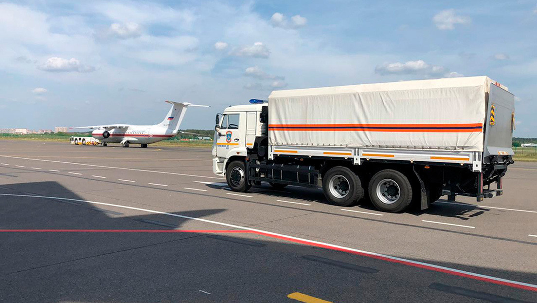 Rusia envía al Líbano 5 aviones con ayuda humanitaria tras la devastadora explosión en Beirut (VIDEO)