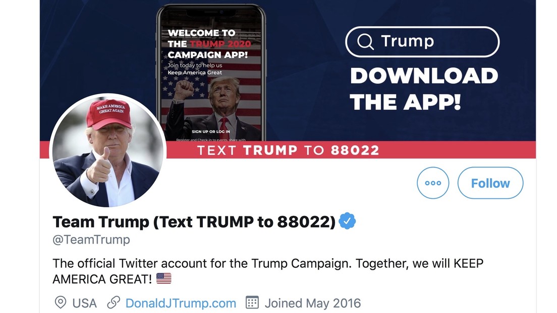 Twitter prohíbe a Trump hacer publicaciones hasta que elimine el tuit con desinformación sobre el covid-19