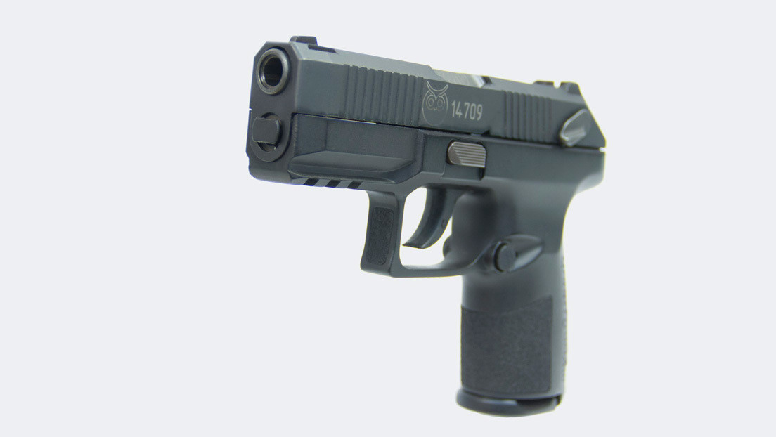 VIDEO: Rusia presenta la pistola semiautomática Poloz, diseñada específicamente para la Policía
