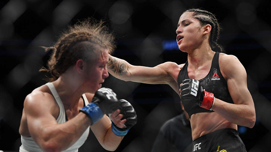 VIDEO: Una brasileña vence a su rival con "precisión absoluta" en dos minutos y acaba con su larga racha de derrotas en la UFC