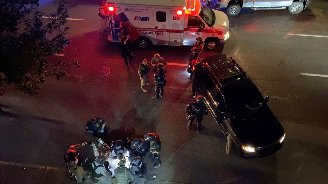 Un video desde el lugar donde mataron a un hombre durante los enfrentamientos en Portland muestra qué ocurrió momentos después de los disparos