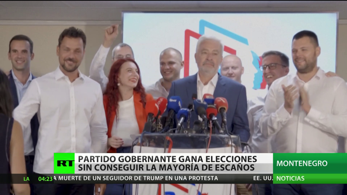Partido gobernante de Montenegro gana las elecciones sin conseguir la mayoría de escaños