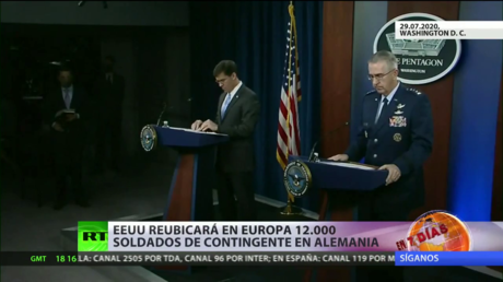 El Pentágono retira casi 12.000 tropas de Alemania