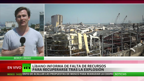 Líbano informa de escasez de recursos para recuperarse tras la explosión en Beirut