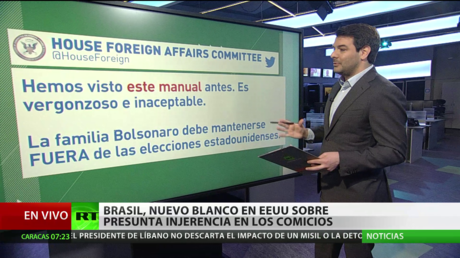Brasil se convierte en el nuevo blanco sobre presunta injerencia en los comicios en EE.UU.