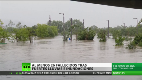 Corea del Sur: Las fuertes lluvias y las inundaciones dejan al menos 26 muertos
