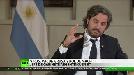 Jefe de Gabinete de Argentina: "Macri subestimó permanentemente el covid-19" en el país