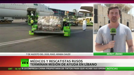 Médicos y rescatistas rusos terminan su misión de ayuda en el Líbano