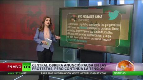 La Central Obrera anuncia una pausa en las protestas, pero continúa la tensión en Bolivia
