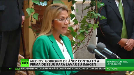 Medios: El Gobierno de Jeanine Áñez pagó con dinero del Estado a una firma de EE.UU. para lavar su imagen