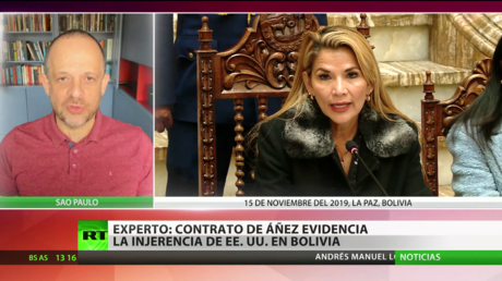 Experto: Contrato de Áñez evidencia la injerencia de EE.UU. en Bolivia