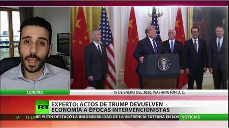 Experto: Las acciones de Trump devuelven la economía de EE.UU. a "épocas intervencionistas"