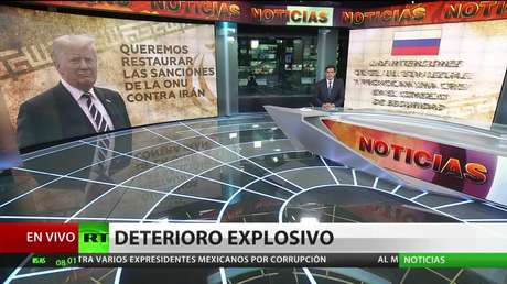 Rusia y China condenan que EE.UU. quiera restablecer las sanciones de la ONU contra Irán