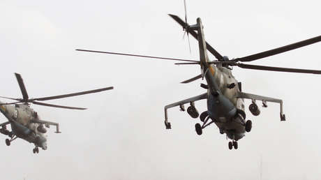 Helicóptero MI-24 Bielorruso