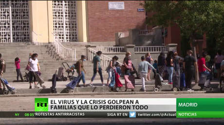 España: La crisis del coronavirus castiga a familias que lo perdieron todo