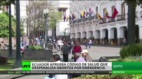 La Asamblea Nacional de Ecuador aprueba el Código de Salud que despenaliza el aborto en algunos supuestos