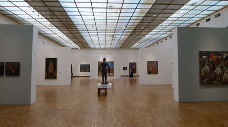 FOTO, VIDEOS: La lluvia inunda la famosa Nueva Galería Tretiakov de Moscú