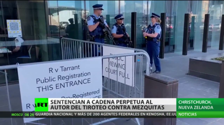 Sentencian a cadena perpetua sin libertad condicional al autor de los ataques en las mezquitas de Nueva Zelanda