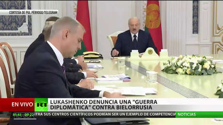 Alexánder Lukashenko denuncia el inicio de una guerra diplomática contra Bielorrusia