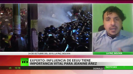 Analista político: "EE.UU. es de importancia vital para el Gobierno de Jeanine Áñez"