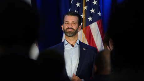 Donald Trump Jr. comenta los rumores de que estaba drogado con cocaína durante su discurso en la Convención Republicana